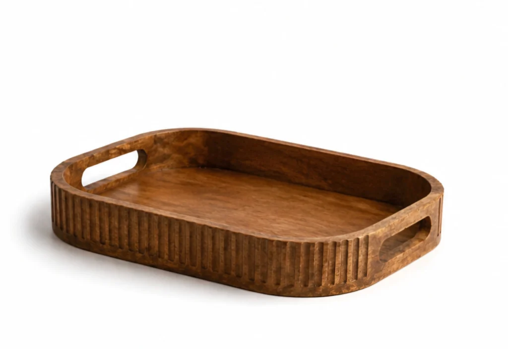 Tray Wooden Carved 4
